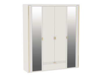 Спальный гарнитур Сиде Белый, модульный (СБК) в Югорске - yugorsk.mebel-e96.ru