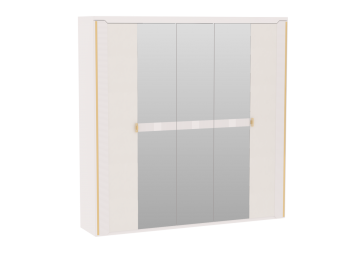 Шкаф 2300 мм 5-дверный NEW Сиде Белый (СБК) в Югорске - yugorsk.mebel-e96.ru