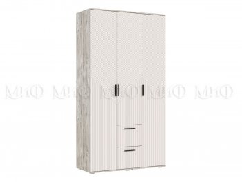 Шкаф 1200 мм Сильвия, дуб юкон/кашемир (Миф) в Югорске - yugorsk.mebel-e96.ru