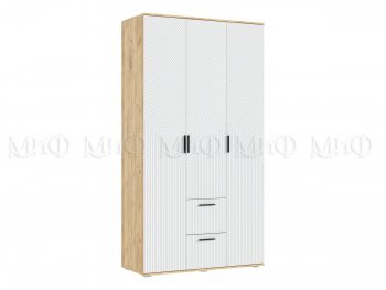 Шкаф 1200 мм Сильвия, крафт/белый (Миф) в Югорске - yugorsk.mebel-e96.ru