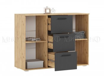 Комод Сильвия, крафт/графит (Миф) в Югорске - yugorsk.mebel-e96.ru