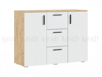 Комод Сильвия, крафт/белый (Миф) в Югорске - yugorsk.mebel-e96.ru
