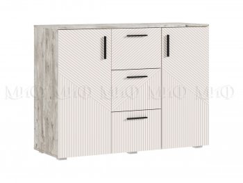 Комод Сильвия, дуб юкон/кашемир (Миф) в Югорске - yugorsk.mebel-e96.ru