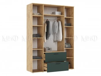 Шкаф 1600 мм Сильвия, крафт/грин (Миф) в Югорске - yugorsk.mebel-e96.ru