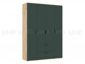 Шкаф 1600 мм Сильвия, крафт/грин (Миф) в Югорске - yugorsk.mebel-e96.ru