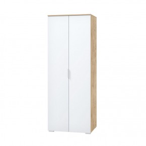 Шкаф для одежды 2х дверный 800 мм Сканди белый (МЛК) в Югорске - yugorsk.mebel-e96.ru | фото