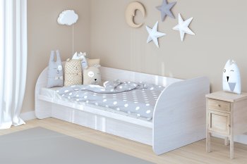 Кровать с подъемным механизмом Сказка, ясень (Зарон) в Югорске - yugorsk.mebel-e96.ru