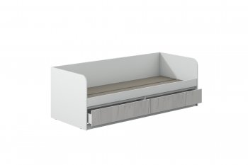 Кровать Соната 900 белый/крафт белый (Зарон) в Югорске - yugorsk.mebel-e96.ru