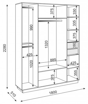 Спальный гарнитур Тиффани модульный (Риннер) в Югорске - yugorsk.mebel-e96.ru