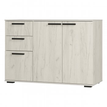 Комод Стандарт 3 NEW крафт белый (БТС) в Югорске - yugorsk.mebel-e96.ru