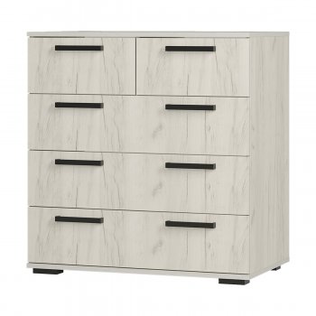 Комод Стандарт №5 NEW крафт белый (БТС) в Югорске - yugorsk.mebel-e96.ru