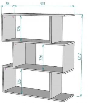 Стеллаж S41 (ДМ) в Югорске - yugorsk.mebel-e96.ru