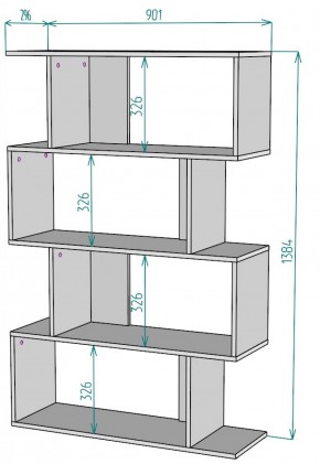 Стеллаж S48 (ДМ) в Югорске - yugorsk.mebel-e96.ru