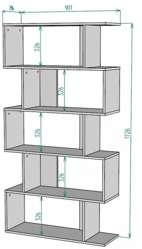 Стеллаж S49 (ДМ) в Югорске - yugorsk.mebel-e96.ru