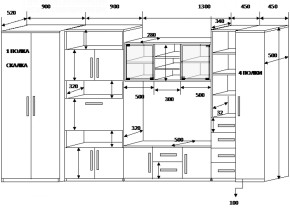 Стенка Вега 2 в Югорске - yugorsk.mebel-e96.ru