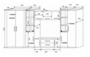 Стенка Вега 3 в Югорске - yugorsk.mebel-e96.ru