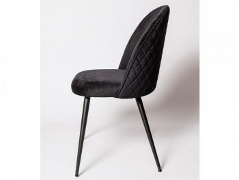 Стул С 820 Черный вельвет (ЦМ) в Югорске - yugorsk.mebel-e96.ru