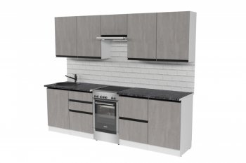 Кухонный гарнитур Сюита мега 2500 мм (Герда) в Югорске - yugorsk.mebel-e96.ru
