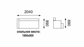 Тахта Мася - 14 (жаккард бирюза / микровелюр звездопад) в Югорске - yugorsk.mebel-e96.ru