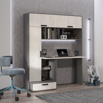 Стол компьютерный Техно графит/крафт  (БТС) в Югорске - yugorsk.mebel-e96.ru