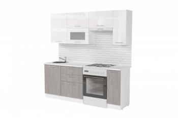 Кухонный гарнитур Терция ультра 2000 мм (Герда) в Югорске - yugorsk.mebel-e96.ru