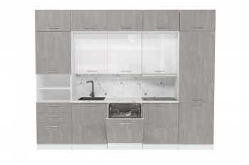Кухонный гарнитур Терция экстра 5 3000 мм (Герда) в Югорске - yugorsk.mebel-e96.ru