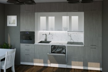 Кухонный гарнитур Терция экстра 5 3000 мм (Герда) в Югорске - yugorsk.mebel-e96.ru
