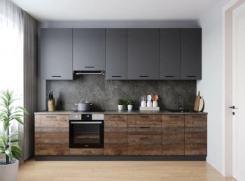 Кухонный гарнитур высокий Трансильвания 3000 мм (Санвут) в Югорске - yugorsk.mebel-e96.ru