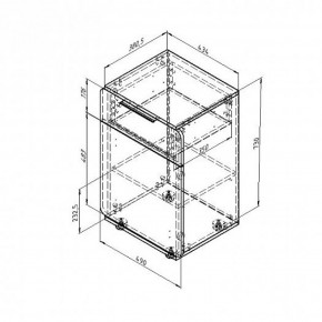 Тумба Дельта Лофт-24.01 Дуб Ирладндский в Югорске - yugorsk.mebel-e96.ru