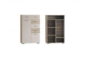 Комод Турин ЛДСП крафт серый/кашемир (ВВР) в Югорске - yugorsk.mebel-e96.ru