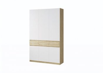 Шкаф 1500 мм Турин ЛДСП крафт/белый шагрень (ВВР) в Югорске - yugorsk.mebel-e96.ru