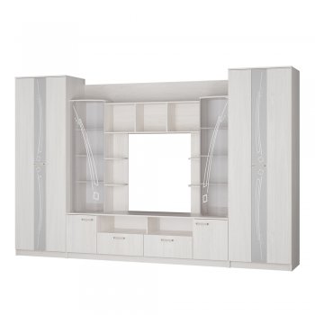 Стенка Венеция ясень белый (БТС) в Югорске - yugorsk.mebel-e96.ru