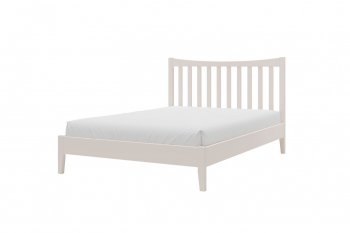 Кровать из массива Виола льняной (БМ) в Югорске - yugorsk.mebel-e96.ru