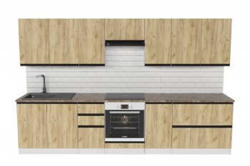 Кухонный гарнитур Янтарь экстра 3000 мм (Герда) в Югорске - yugorsk.mebel-e96.ru
